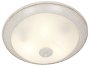 Bright Star Lighting French White Ceiling Fitting With Alabaster Glass