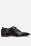 Polo Oxford Toe Cap Lace Up - Black