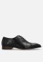 Polo Oxford Toe Cap Lace Up - Black