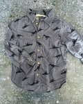 H&m Blue Corduroy Dinosaur Collared Shirt 2 3Y