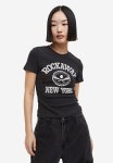 Fitted Cotton Top - Black Multi