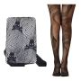 Fashion Goth Women's Stockings Hollow Lace Mesh - Scary - Set Of 2