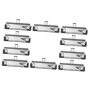 Gririw 10PCS Metal Clipboard Clips 10CM Heavy Duty Document Clamps For Office School Stationery Supplies