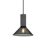 Midnight Mesh Cone Pendant Light