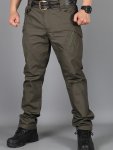 Men's Waterproof And Durable Multi-pocket Cargo Pants Utility Trousers For Outdoors Activities