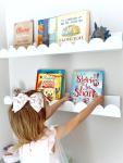 Scalloped Book Ledge Shelf - Large