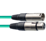 FTS C-10M-GR Xlr Male -xlr Female Microphone Cable 10M Green