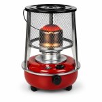 Portable Kerosene Heater With Protective Safety Cage Manual Heat Control & Top Heating Plate