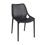 Air Outdoor Side Chair - Dark Grey
