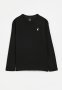 Polo Boys Ashton Long Sleeve Tee - Black