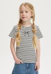 Cotton On Raya Rib Baby Tee - Black vanilla Bow