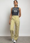 Check Cargo Trouser - White & Yellow Check