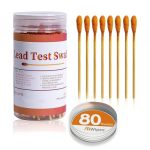 Aawipes Lead Test Swab Kit 80 Pcs Rapid Home Testing Swabs 30-SECOND Results Dip In Water . Home Use Painted Dishes Jewelry Meta