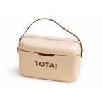 Totai Elba Metal Cooler Box With Handle & Lid - 13L -pink Red - Cream - Turquoise - Brown