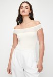 Sheer Bandeau Bodysuit - Ivory