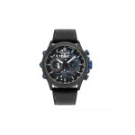Mens Luang Multi-colour Dial Leather Analogue Watch - PL16018JSU02
