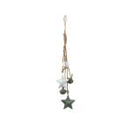Hanging Bundle Green & White 1.2X4.5X27CM - Star