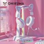 Onikuma X10 Cat Ears Headset Wired Light-emitting Subwoofer Computer Game Gaming Chicken Headset