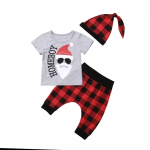 Homeboy Plaid Santa Set