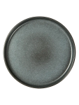 Reactive Glaze Ceramic Dinner Plate 21CM - None Black