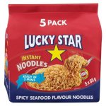 Lucky Star Spicy Seafood Flavour Instant Noodles 5 Pack