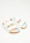 Birkenstock Arizona Birko-flor Birkibuck Veg Regular - White
