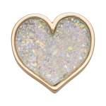 Sparkly Glitter Heart Jibbitz