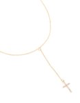 Goldair Gold Plain Cross Y-necklace