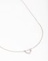Silver Cubic Zirconia Heart Necklace