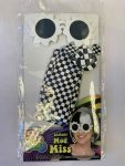 60’S Check Set Black White