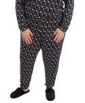 Ladies Heart Detail Pj Pants - 6XL Black
