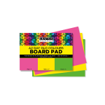 A2 Board Pad 20 Sheet Bright Assrt