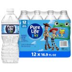 Pure Life Purified Bottled Water 12 Pack - Still Drinking Water Enhanced With Minerals For A Crisp Taste - 16.9 Fl Oz - Toy