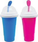 Frozen Magic Slushy Maker Cup Slushie Maker Milk Cola Juice Squeeze Cups Magic Quick Freeze Cupss Cooling Cups Smoothies Cup Wit