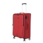 Paklite Featherweight Large Suitcase Lightweight 100L Expandable Red