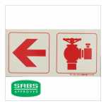 Parrot 190MM Photoluminescent Safety Sign SNP19F18