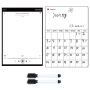 2 Piece Magnetic Fridge Calendar - Whiteboard Monthly Weekly Daily Planner