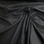 Poly Cotton Plain 115CM Black