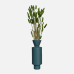 Teal Nantes Ceramic Vase