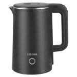Goldair Black Stainless Steel Cordless Kettle
