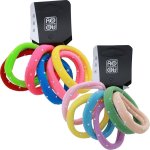 Hair Elastics With Dots Assorted Colours 6 PACK