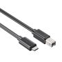 Unitek C14140ABK USB Type-c To USB Type-b Data And Charging Cable - 1M