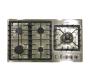 Alva - 90CM 5 Burner Gas Hob - Stainless Steel