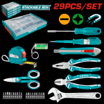 Tool Set 29 Piece Household Total Tools