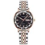 High-end Light Luxury Rose Gold Steel-strap Ladies' Watch