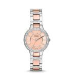 Fossil Virginia Two Tone Silver rose Gold Watch ES3405