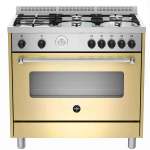 America 90CM Gas Hob & Electric Oven - Cream - 890-960MM X 895 X 600MM