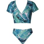 Daughter Blue Lagoon Crop Two-piece Bikini