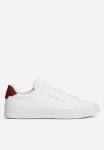 Tommy Hilfiger Th Court Leather Grain Ess - Rouge
