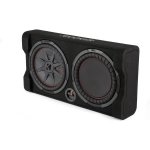 KICKER 49KKPDF212 Kickpack 12 Inches Compseries Subwoofer In Truck Enclosure D-series 2-CHANNEL Amplifier Wiring Kit